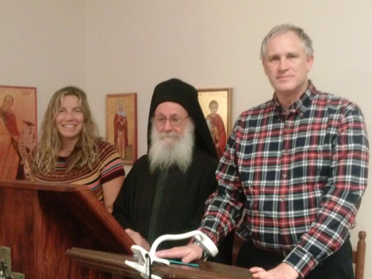 Leading Wednesday night's vesper service